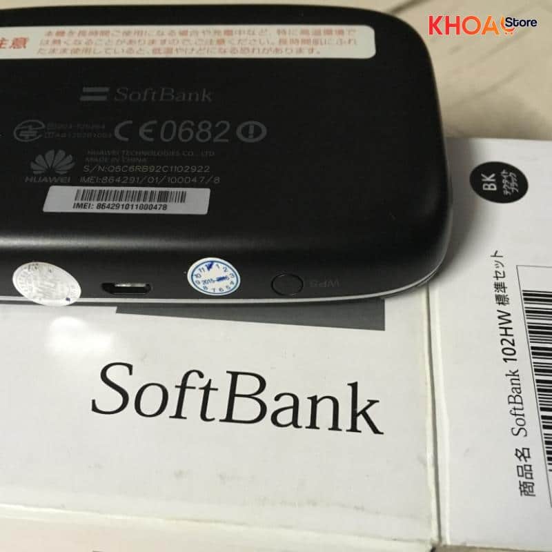 Bộ phát WiFi di động 4G SoftBank 102HW