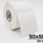Giấy in tem nhiệt 50x50 Giấy in tem nhiệt 50×50
