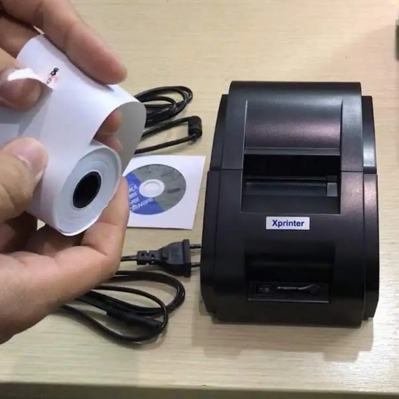 Quá trình in ấn của máy in bill tính tiền khá hiện đại
