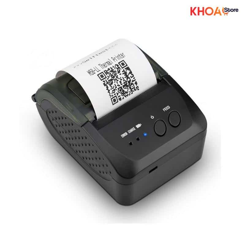 Máy in hóa đơn mini sử dụng khổ giấy nhỏ K80, K58 nên phiếu thanh toán nhỏ gọn