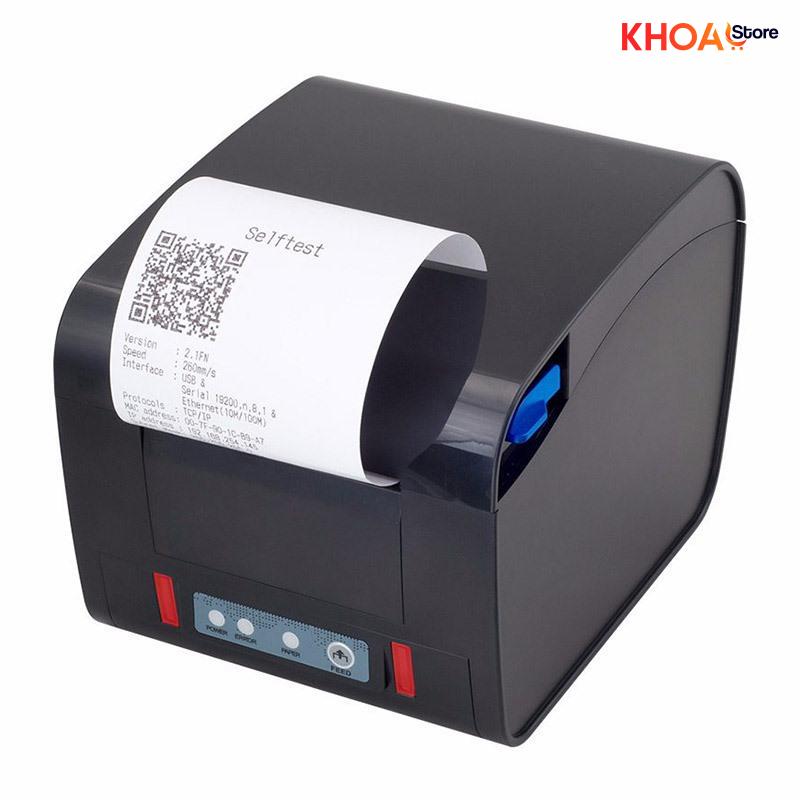 Xprinter D200N với thiết kế nắp chống bụi