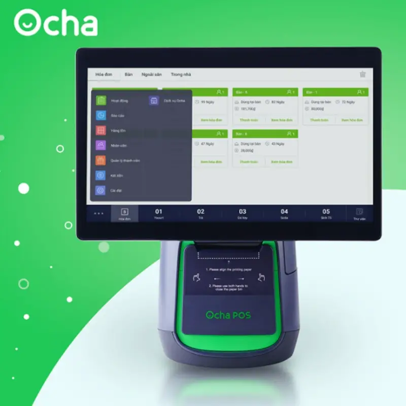 Bảng giá cho thuê máy tính tiền Ocha giá re  Bảng giá cho thuê máy tính tiền Ocha giá rẻ